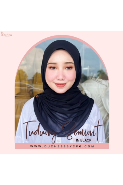 TUDUNG SEMINIT - BLACK